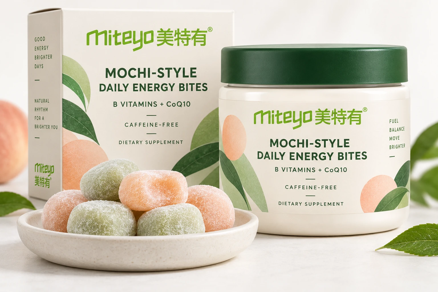 Mochi-Style Daily Energy Supplement Bites 1