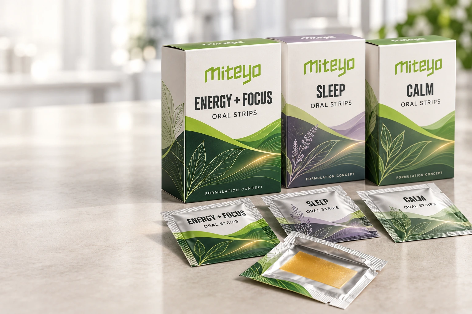 Oral Dissolving Strips Manufacturer for Supplement Brands concept illustration
